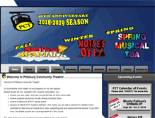 Tablet Screenshot of pittsburgcommunitytheatre.org